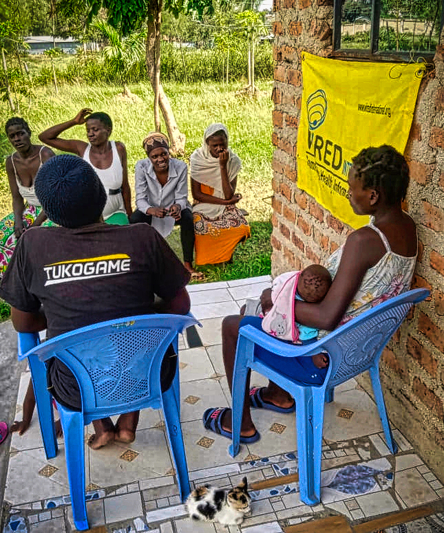 A regular mother and child training class offered by CHWs.